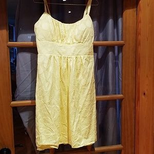 Yellow petite dress